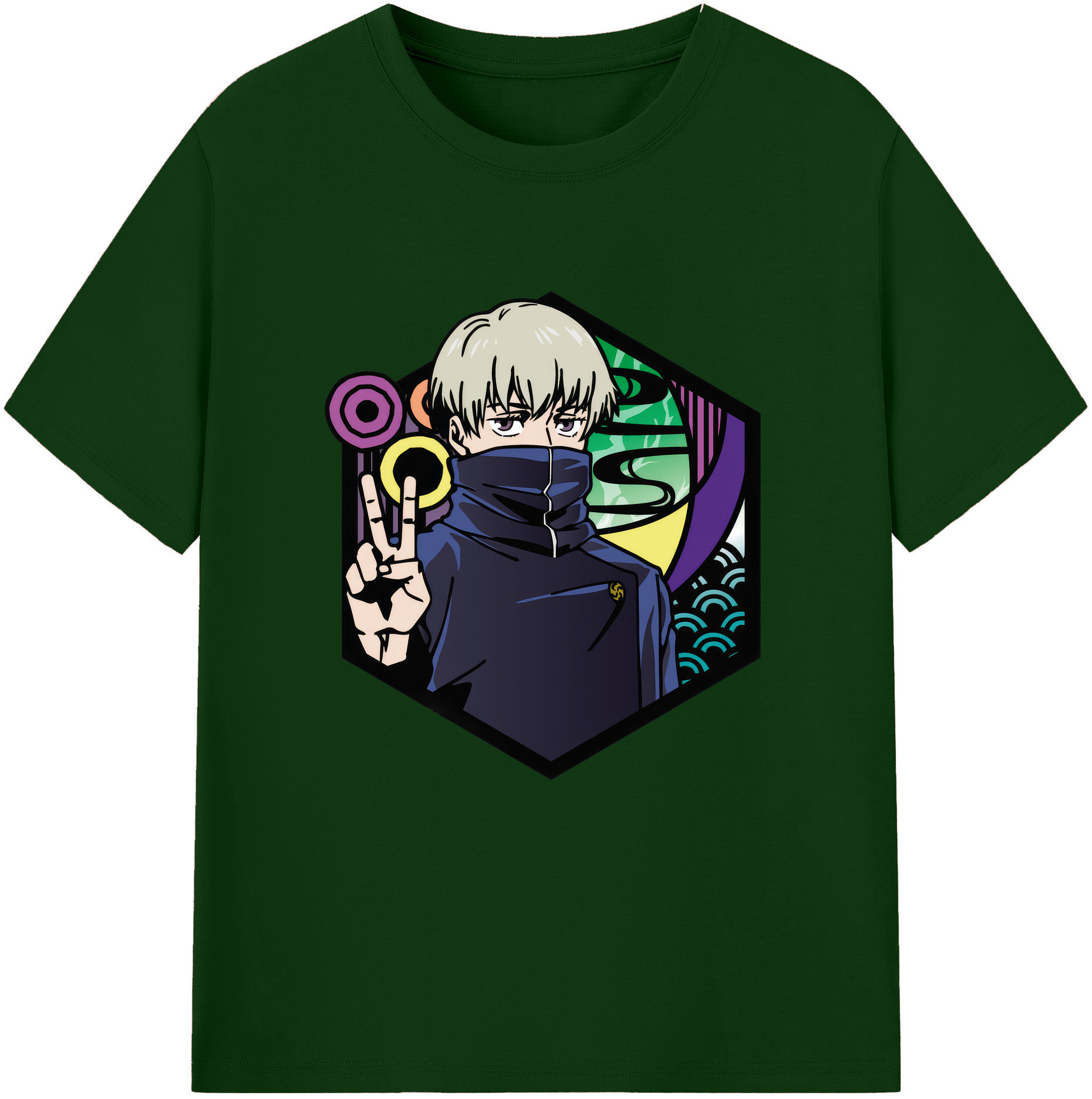 （画像用） 呪術廻戦 Jujutsu Kaisen 綿100％半袖Tシャツ（フロントプリント）